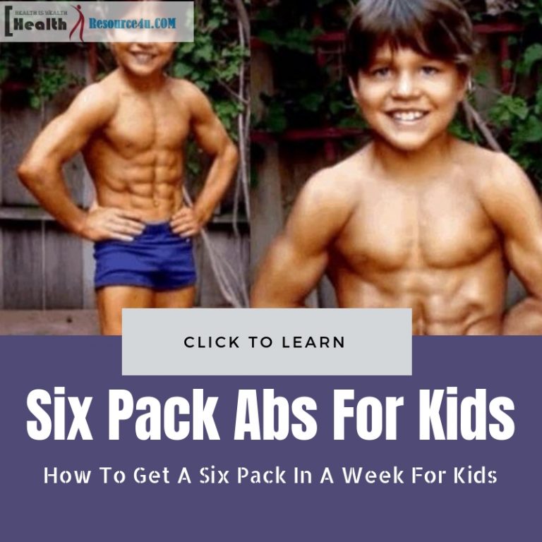 Six Pack In A Week For Kids