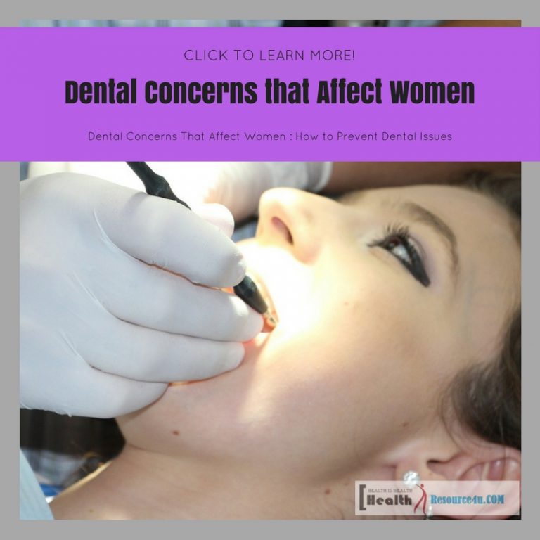 Dental Concerns that Affect Women