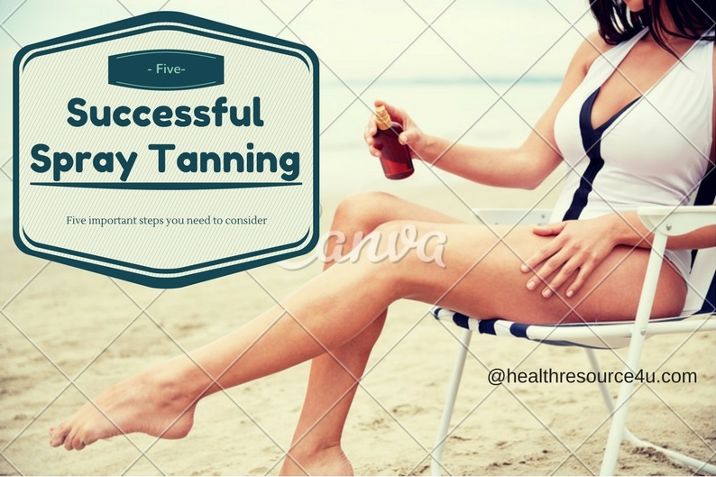 Five Steps to Successful Spray Tanning