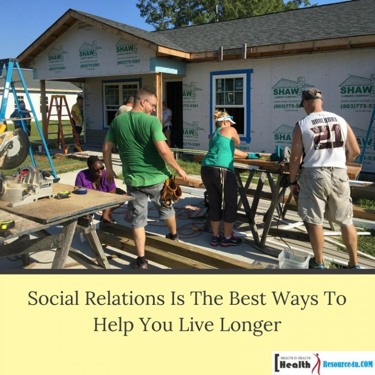 Social Relations Is The Best Ways To Help You Live Longer