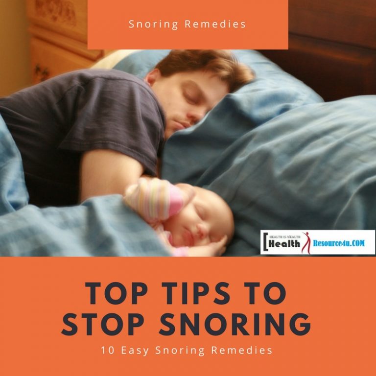 Top Tips to Stop Snoring 10 Easy Snoring Remedies