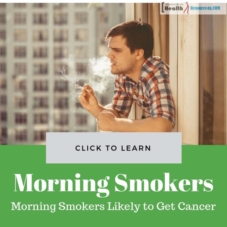 Morning Smokers More Likely to Get Cancer