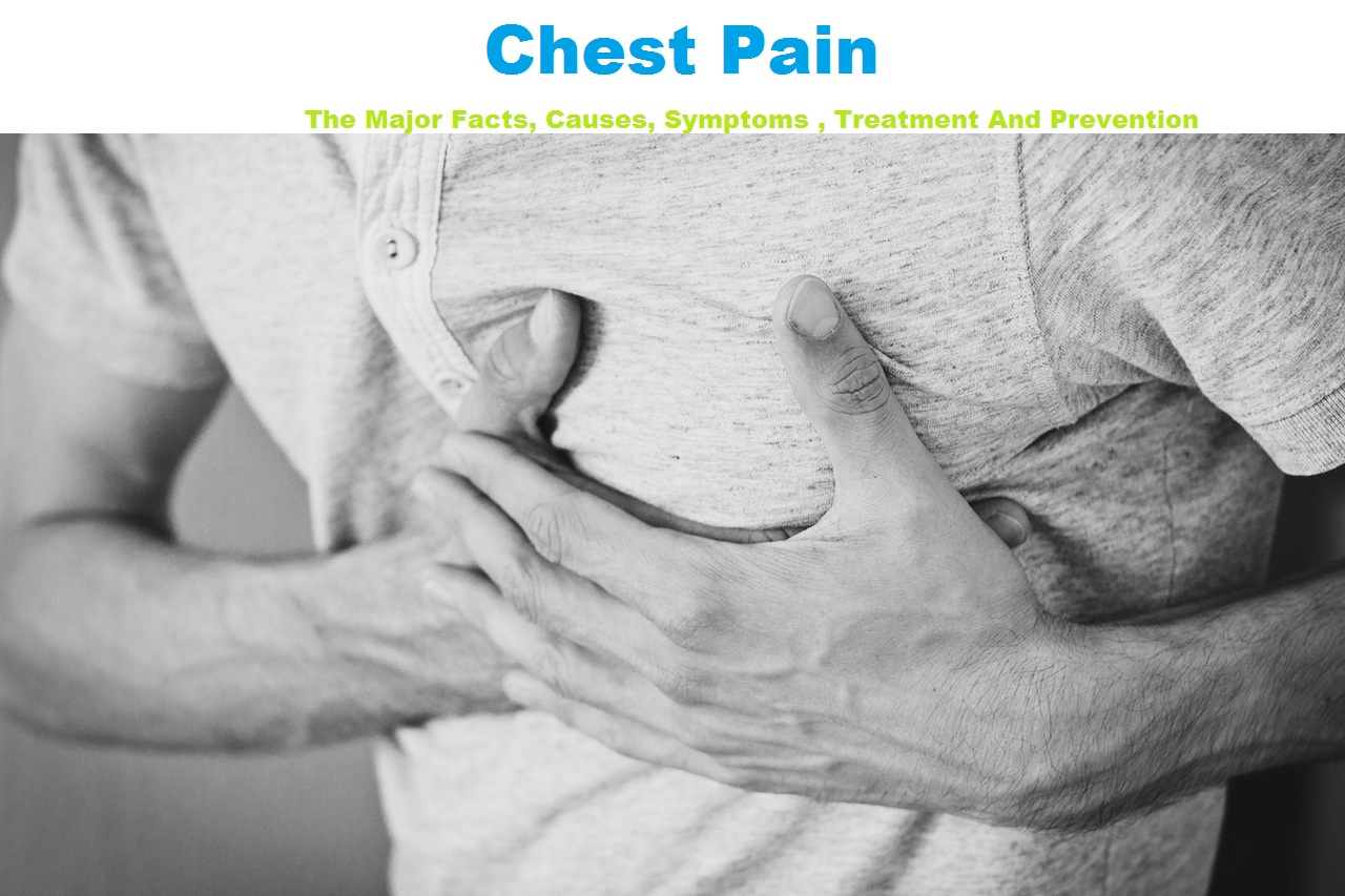 Chest Pain: The Major Facts, Causes, Symptoms , Treatment And Prevention