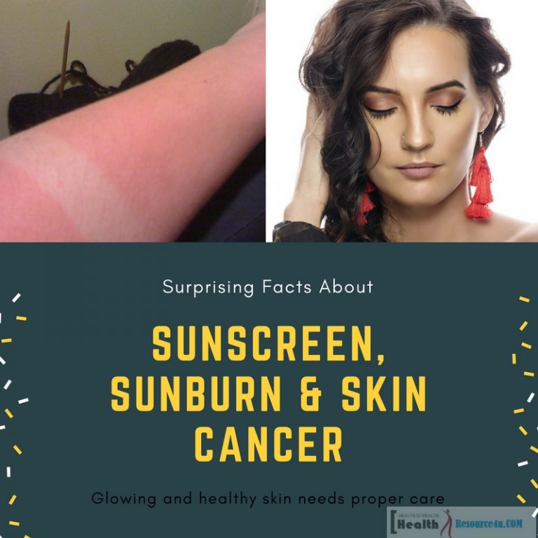 Facts About Sunscreen Sunburn Skin Cancer