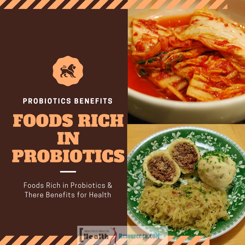 Foods Rich in Probiotics & There Benefits for Health