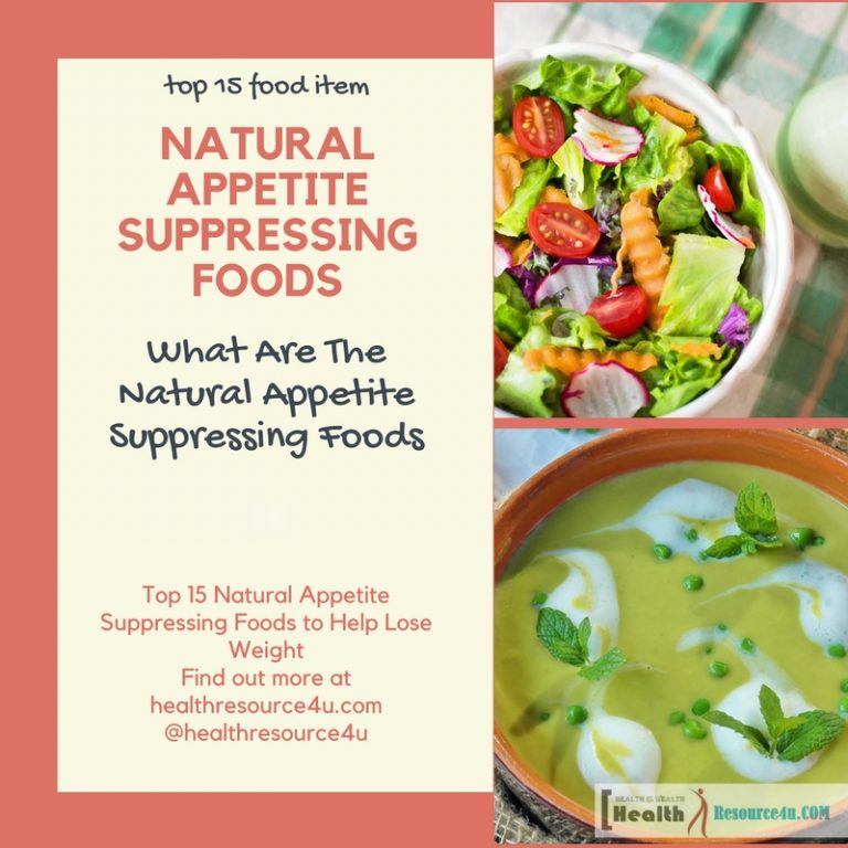 Natural Appetite Suppressing Foods