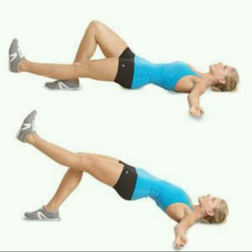 Single Leg Bridge Exercise