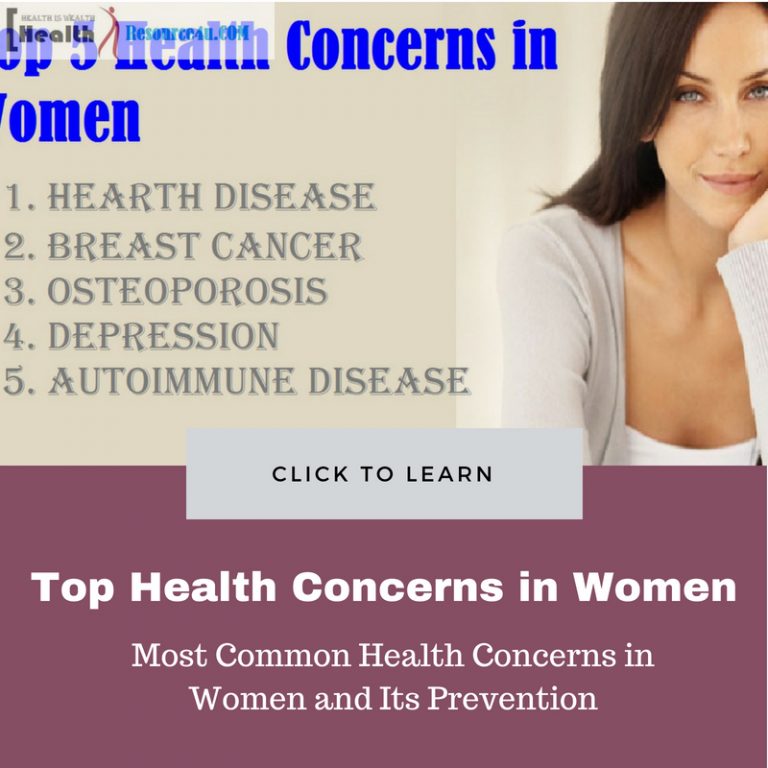 Most Common Health Concerns in Women