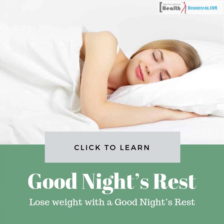 Lose weight with a Good Nights Rest