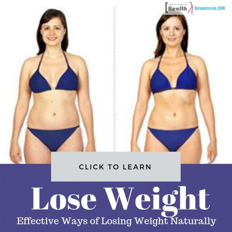 Effective Ways of Losing Weight Naturally