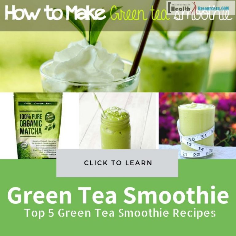 Green Tea Smoothie Recipes and Their Health Benefits