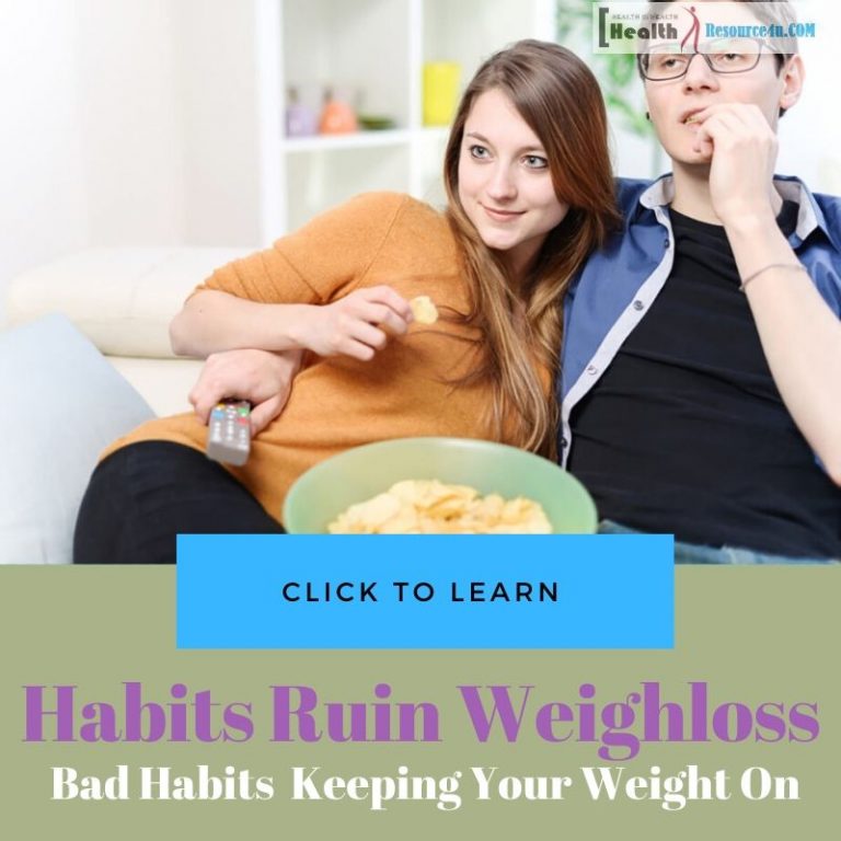 Bad Habits That Are Keeping Your Weight On