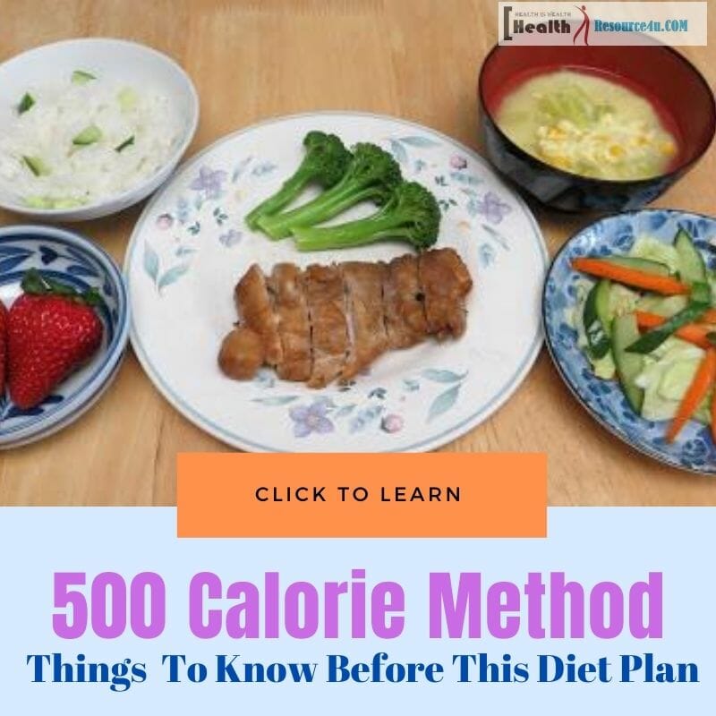 500 Calorie Method Things To Consider Before Following This Diet Plan