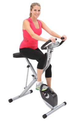 Folding Magnetic Upright Bike with Pulse