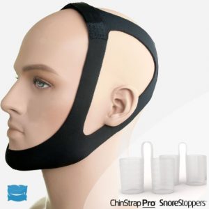 Anti-snoring chin straps