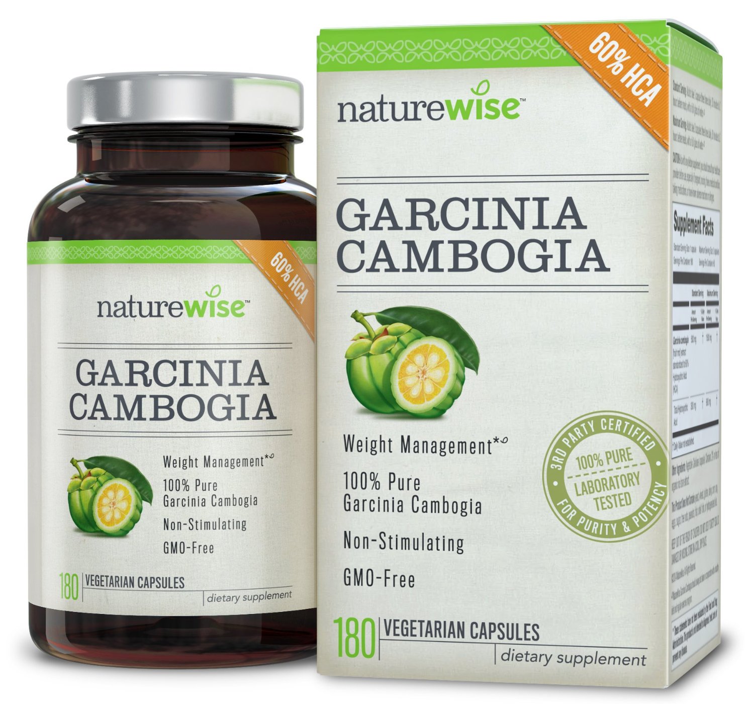 NatureWise Garcinia Cambodia Extract HCA Appetite Suppressant