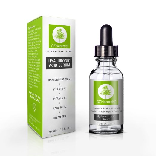 Oz Naturals Hyaluronic Acid + Vitamin C Serum