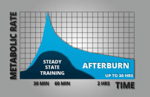 high intensity training fat burn chart