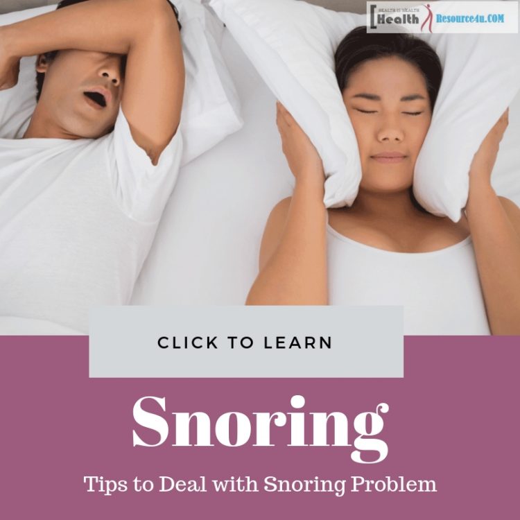 Tips to Deal with Snoring Problem