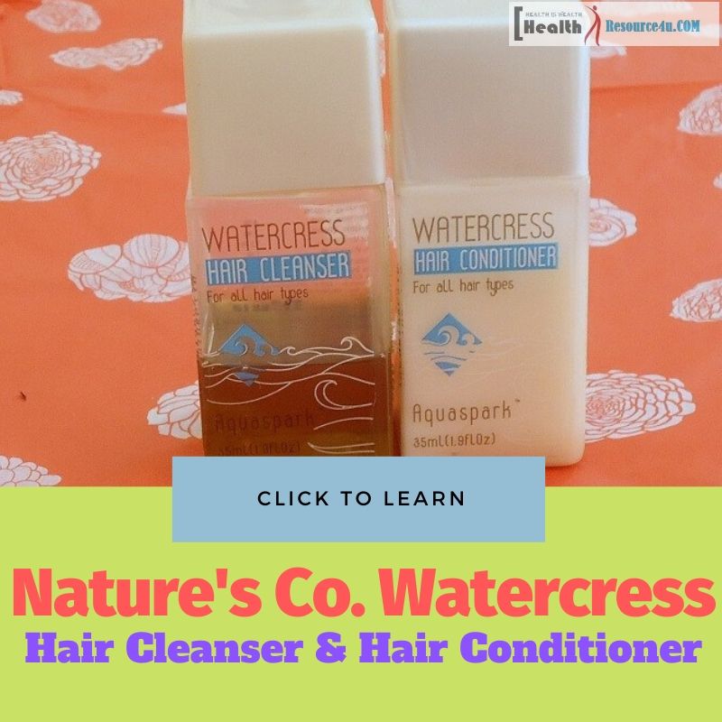 Natures Co Watercress Hair Cleanser vs Hair Conditioner