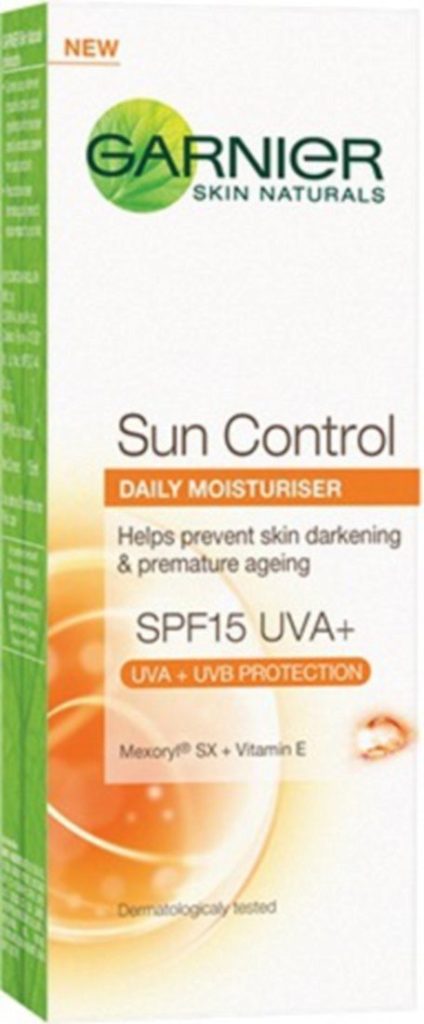  Garnier Sun Control Daily Moisturizer SPF 15