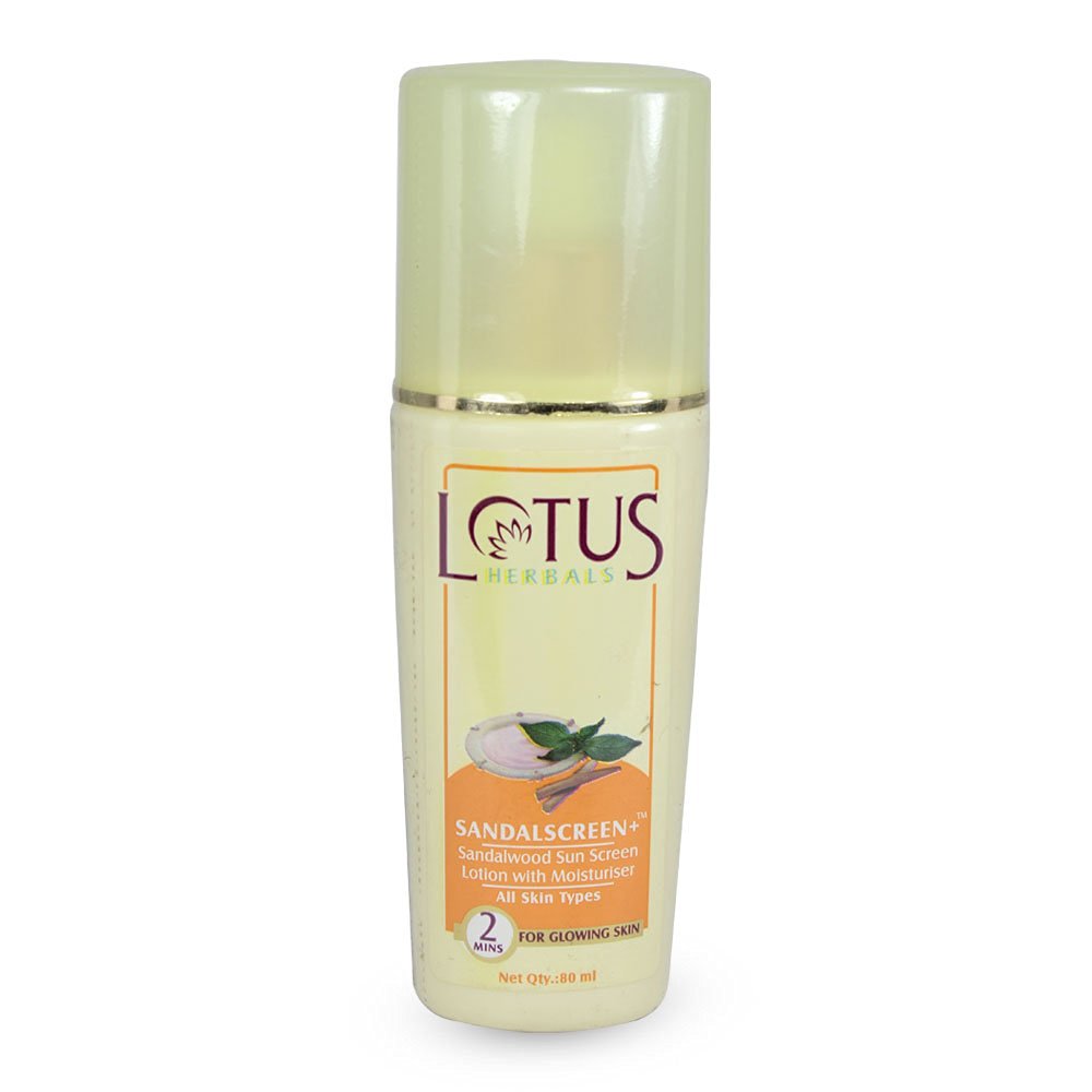 Lotus Herbals Sandalwood Sunscreen Lotion with Moisturizer