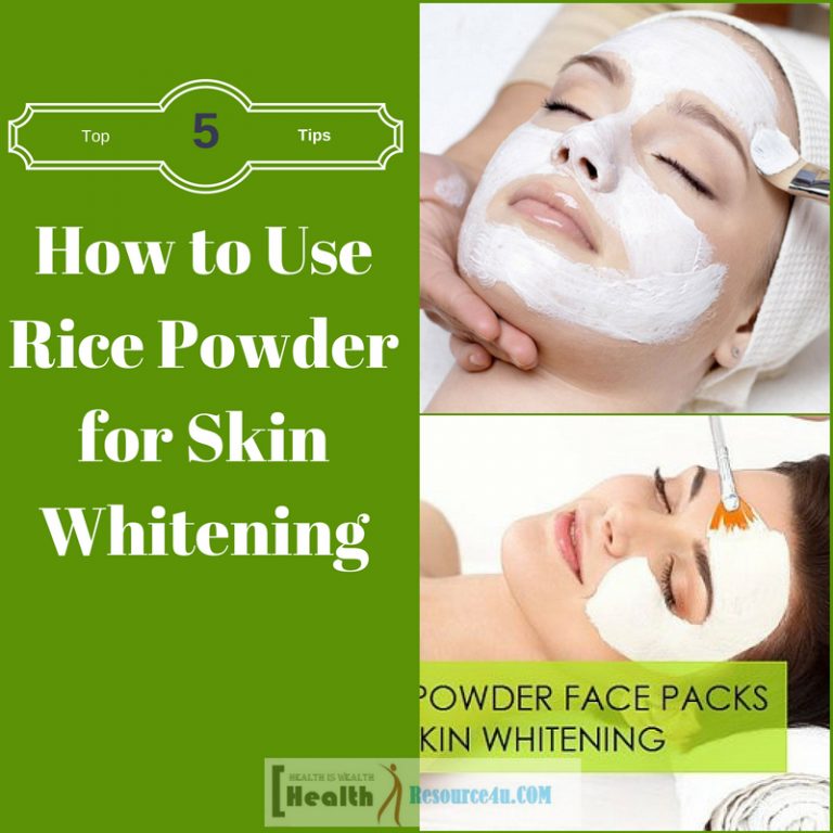 How to Use Rice Powder for Skin Whitening