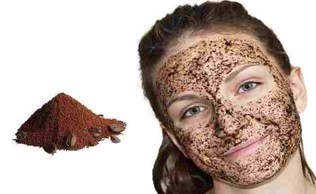 Image result for scrubbing face with cocoa