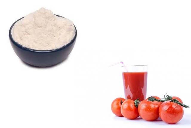 Rice Powder with Fuller’s Earth and Tomato Juice