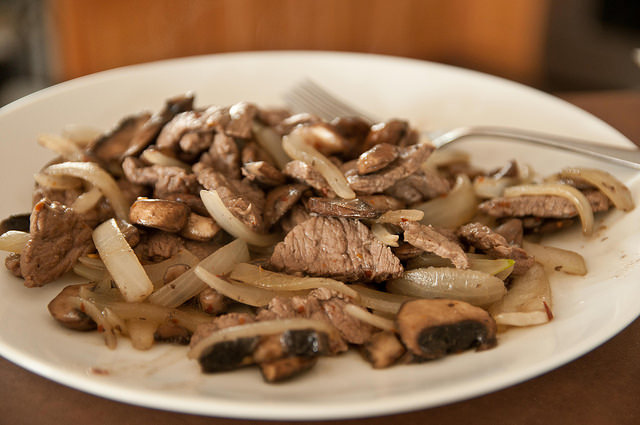 Roasted Steak and Onions