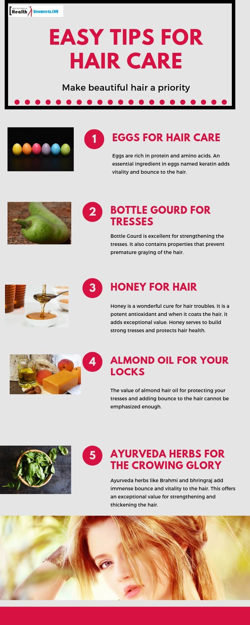easy tips for hair care