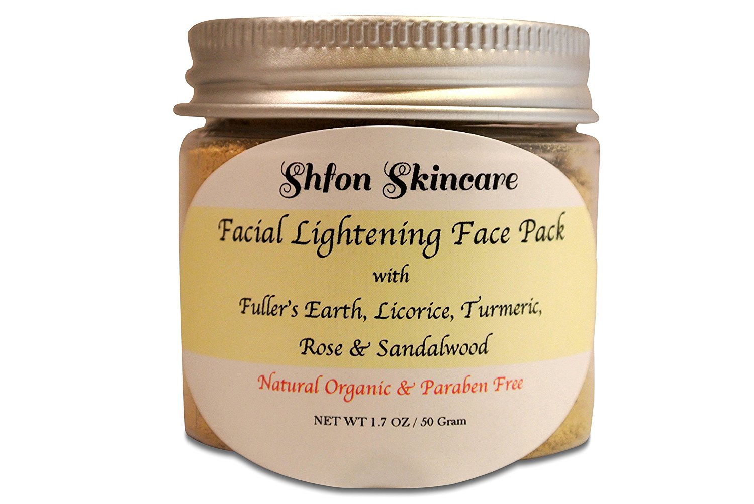 Natural Organic Facial Lightening Face Mask