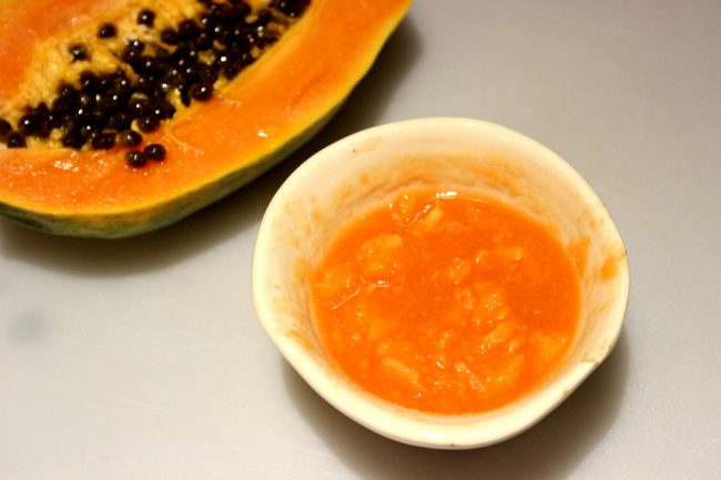 Honey and Papaya Paste