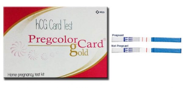 Pregcolor Card Pregnancy Test Kit