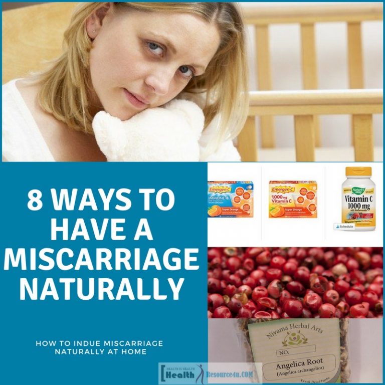 Ways to Have a Miscarriage Naturally at home