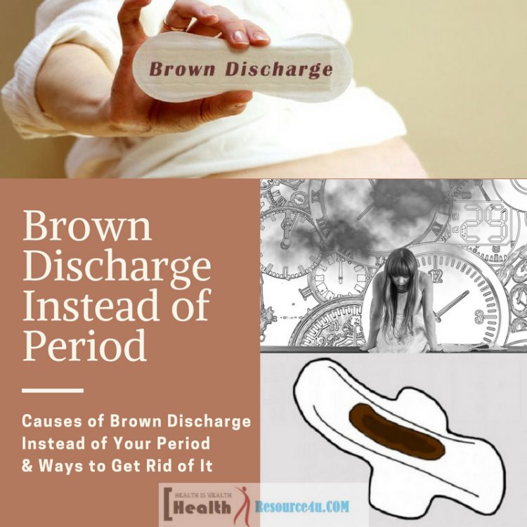 Causes of Brown Discharge Instead of Your Period e1526287081717