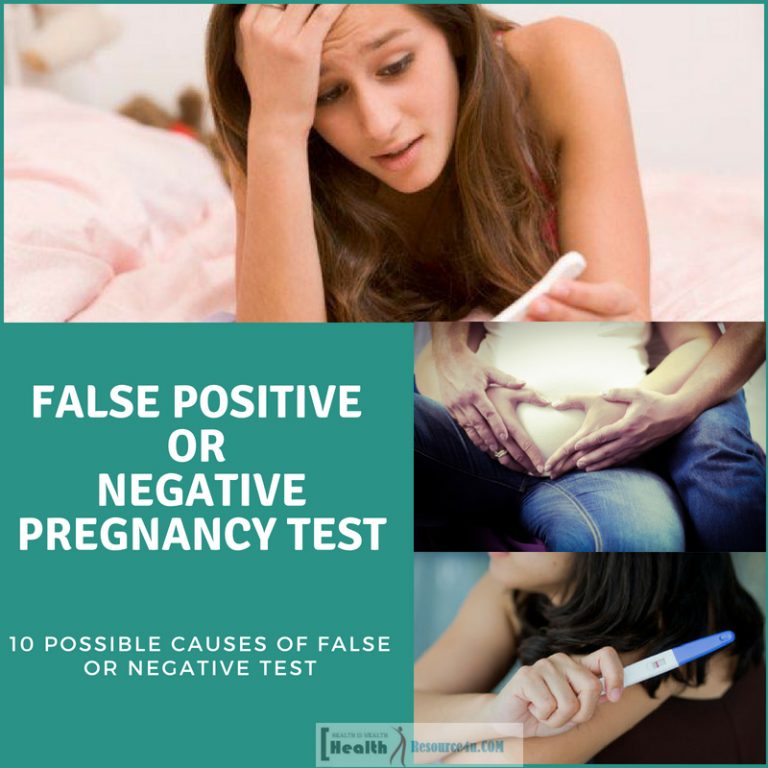 False Positive or Negative Pregnancy Test