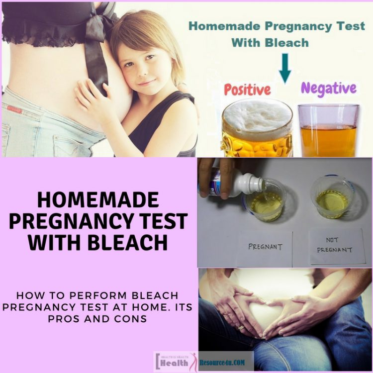 How to Perform Bleach Pregnancy Test at Home e1526510231104