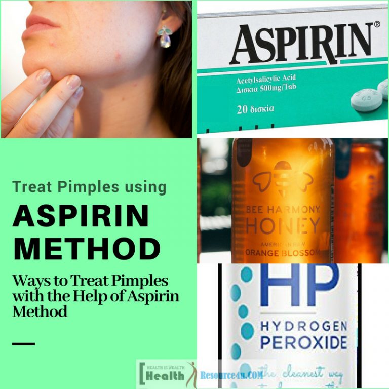 Ways to Treat Pimples Using Aspirin Method