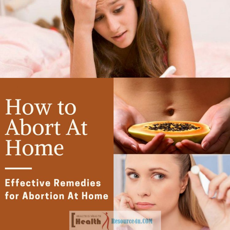 Effective Remedies for Abortion At Home