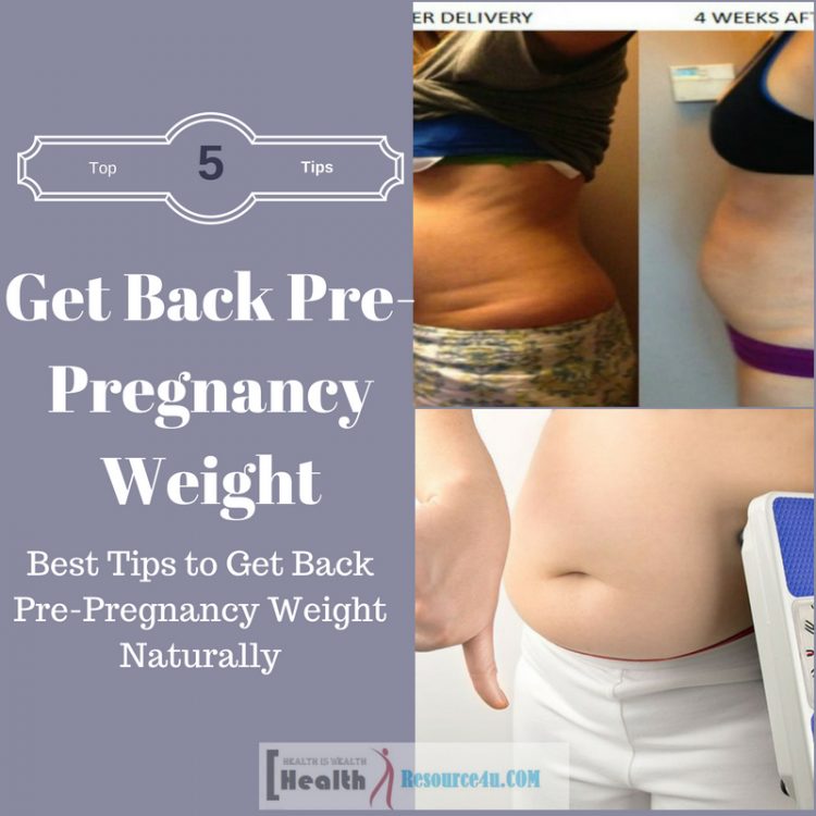 Get Back Pre-Pregnancy Weight