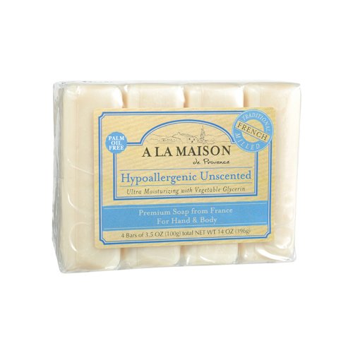 A La Maison French Hypoallergenic Unscented Bar Soap