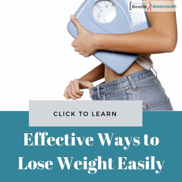 Effective Ways to Lose Weight Easily