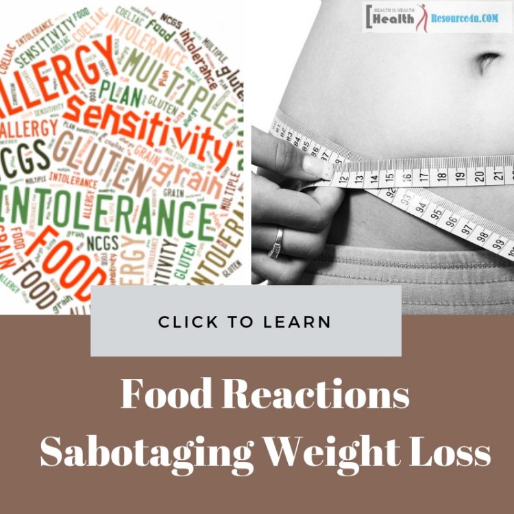 Food Reactions Sabotaging your Weight Loss