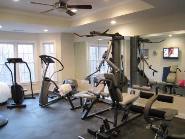 ideas to create a family exercise room