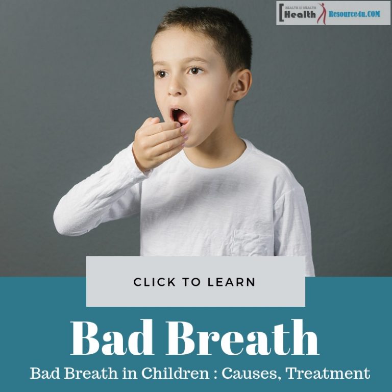 Bad Breath in Children