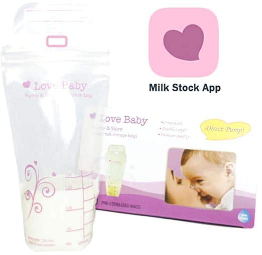 Direct Pump Breastmilk Storage Bags by Love Baby