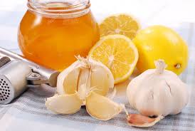 honey, garlic and lemon