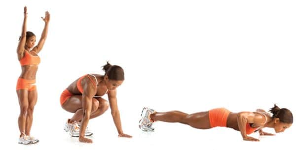 Burpees exercise