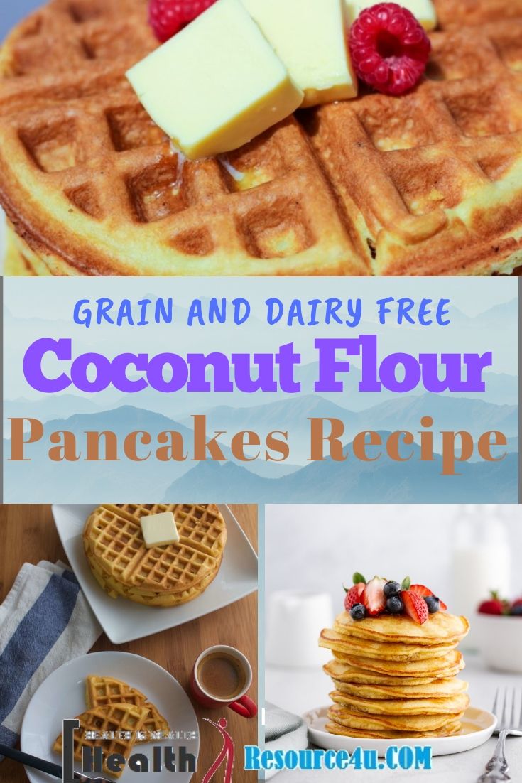 Dairy Free Coconut Flour Pancakes Recipe